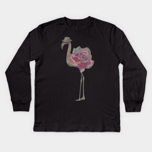 flamingo Kids Long Sleeve T-Shirt